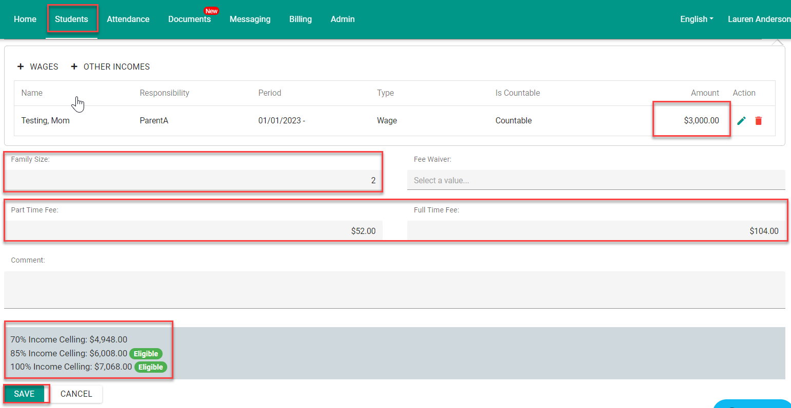 CareConnect Enterprise How to Assess Family Fees MCT Technology, Inc.