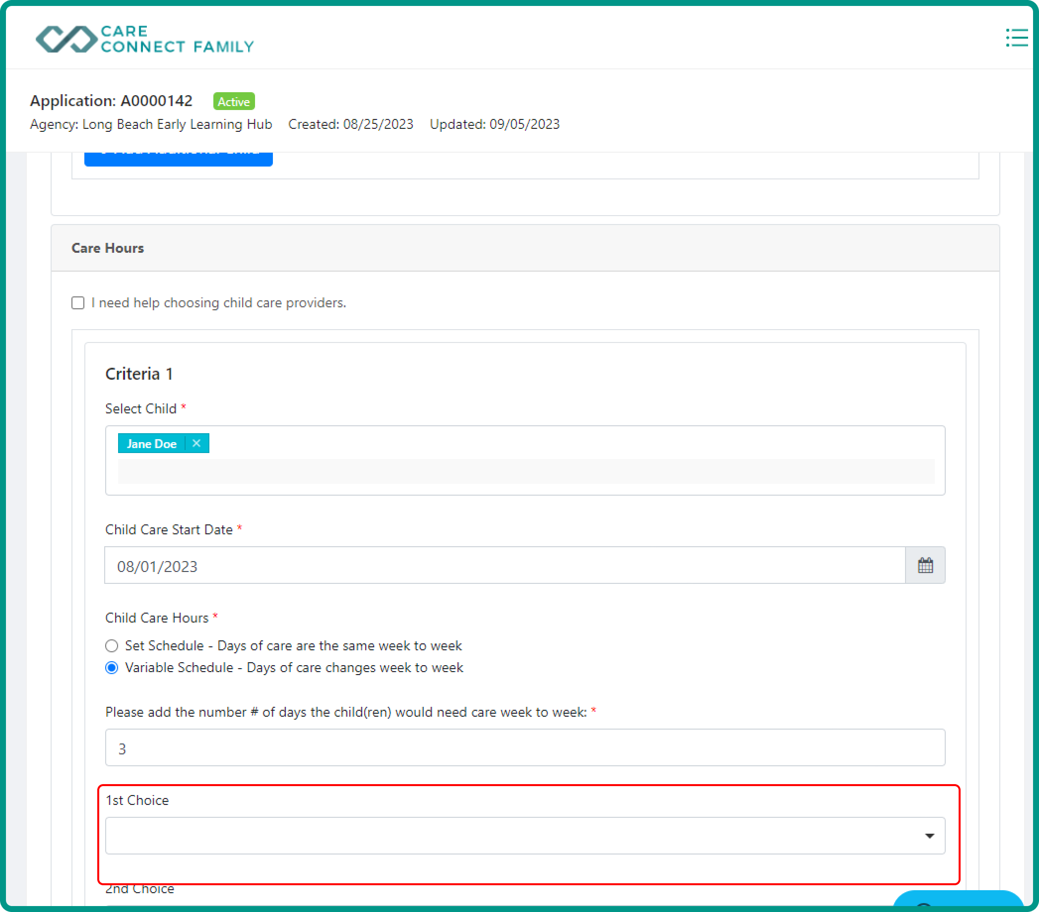 MyCareConect Family FAQ: I found a new provider after I submitted the ...